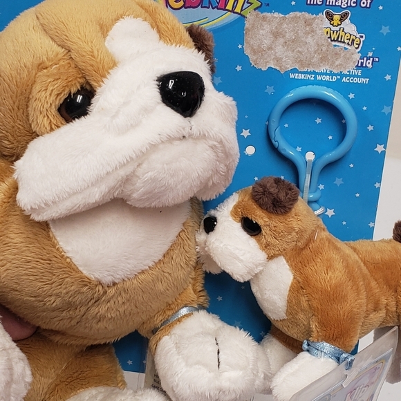 Webkinz Bulldog with Bonus King Klip Sealed Codes - Picture 4 of 8